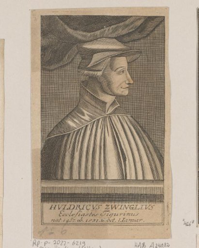 Portrait of Ulrich Zwingli