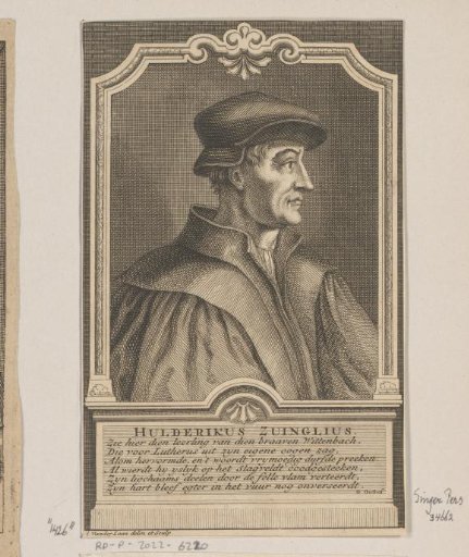 Portrait of Ulrich Zwingli