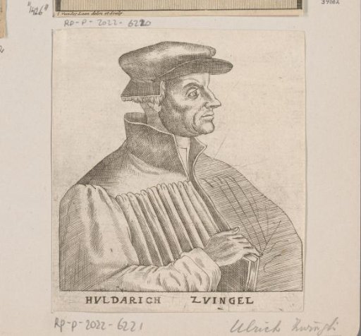 Portrait of Ulrich Zwingli