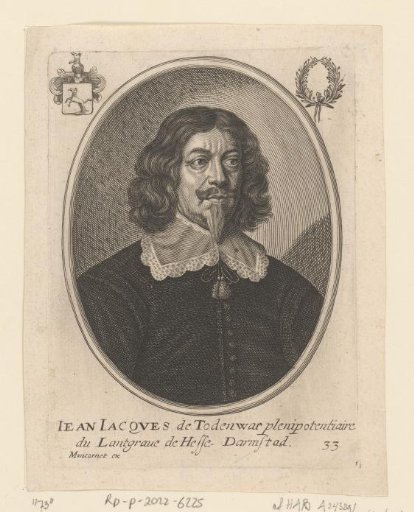 Portrait of Johann Jakob Wolff von Todenwarth