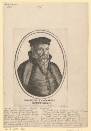 Portrait of Joachim Camerarius