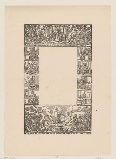Enthroned God and Dionysius the Carthusian in Ecstasy
