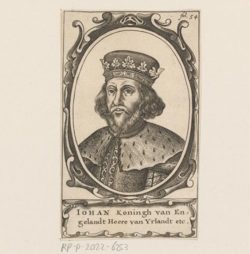 Portrait of King John of England
