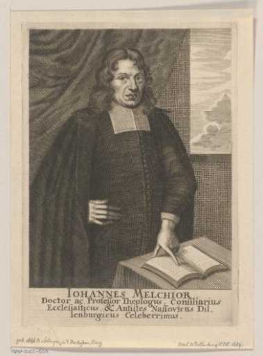 Portrait of Johannes Melchior