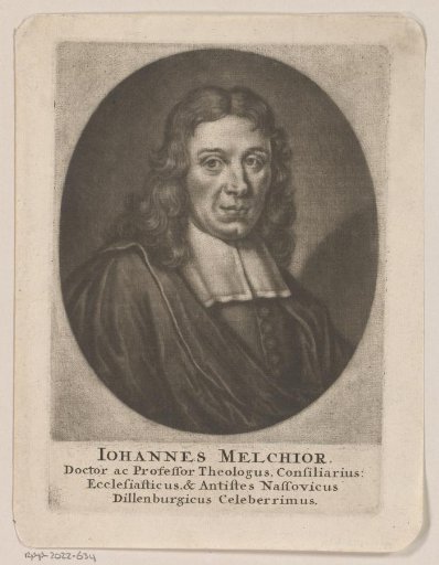 Portrait of Johannes Melchior