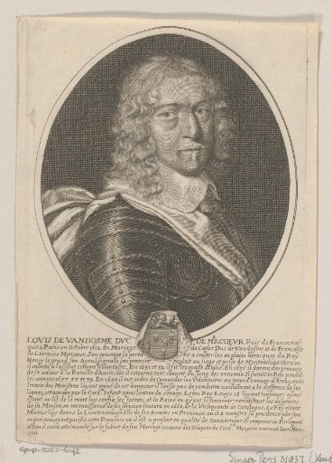 Portrait of Louis II of Vendôme
