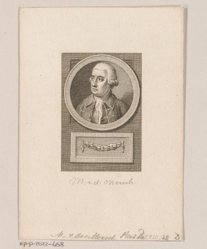 Portrait of Jan Andries vander Mersch