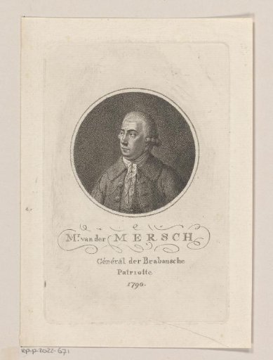Portrait of Jan Andries vander Mersch