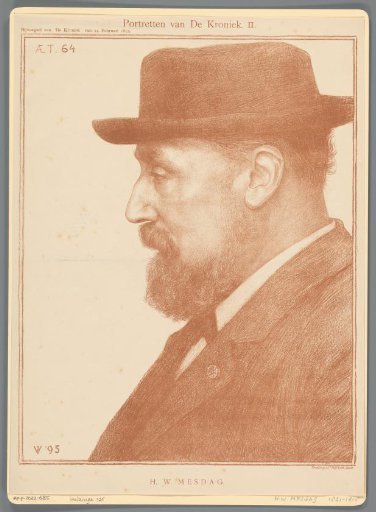 Portrait of Hendrik Willem Mesdag at the Age of 64