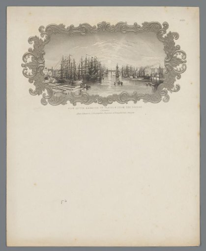 Letter paper with a scene of Glasgow, No. XVI