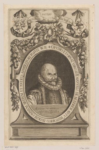 Portrait of Emanuel van Meteren at the age of 76