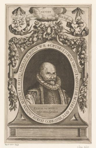 Portrait of Emanuel van Meteren at the age of 76