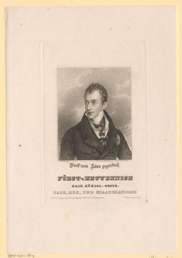 Portrait of Klemens Wenzel Metternich