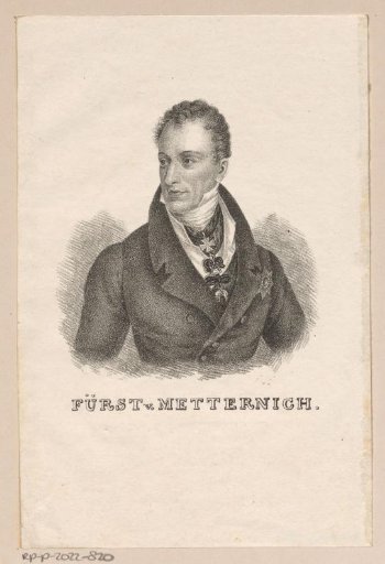 Portrait of Klemens Wenzel Metternich