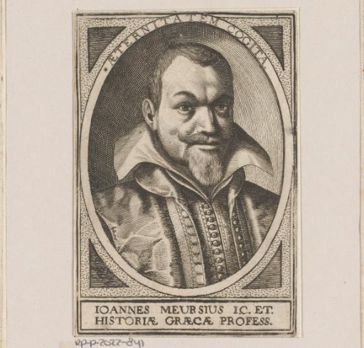Portrait of Johannes Meursius