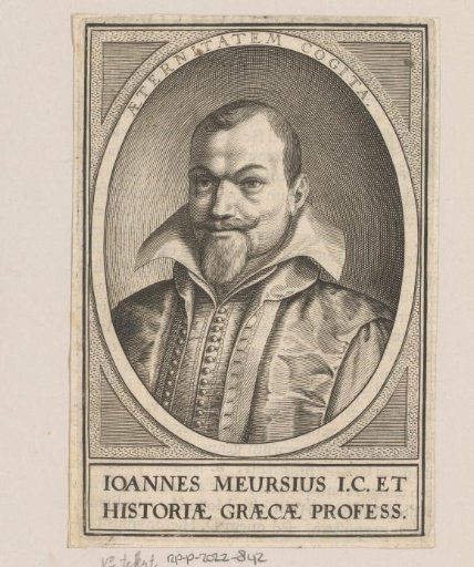 Portrait of Johannes Meursius