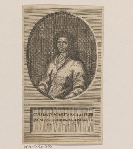 Portrait of Christian Schalitz at the Age of 64
