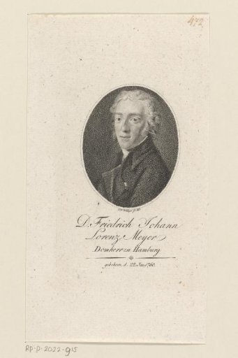 Portrait of Friedrich Johann Lorenz Meyer