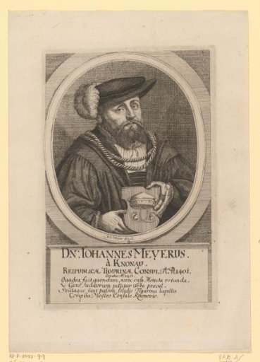 Portrait of Johannes Meyer von Knonau