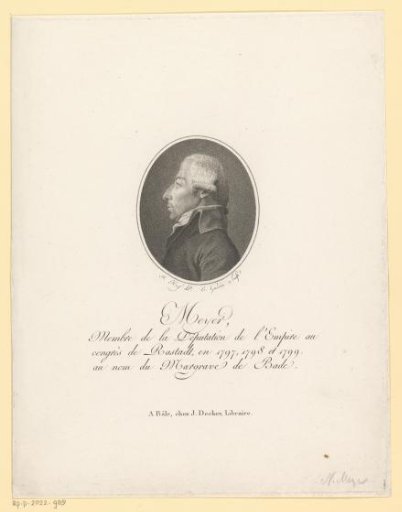 Portrait of Ludwig Meyer von Knonau