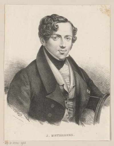 Portrait of Giacomo Meyerbeer