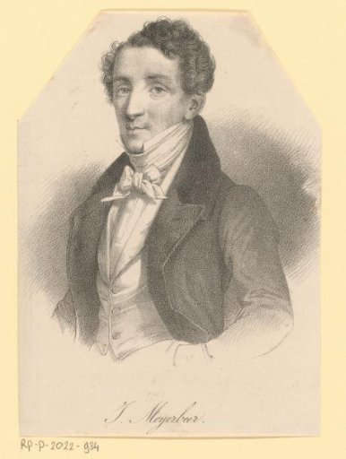 Portrait of Giacomo Meyerbeer