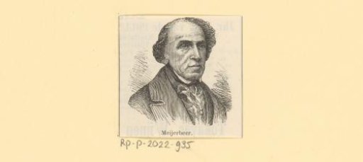 Portrait of Giacomo Meyerbeer