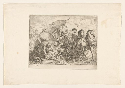 The fall of King Antiochus from his chariot