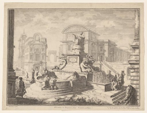 Fantastical design for a city fountain