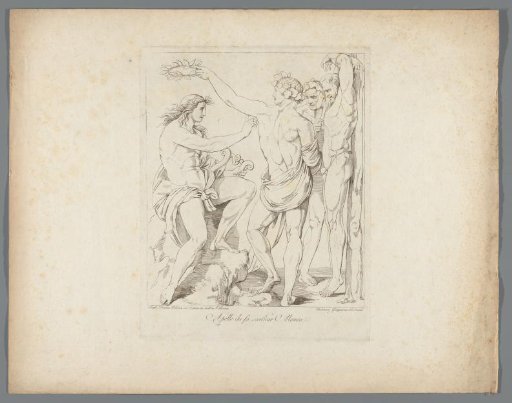 Apollo before the bound Marsyas