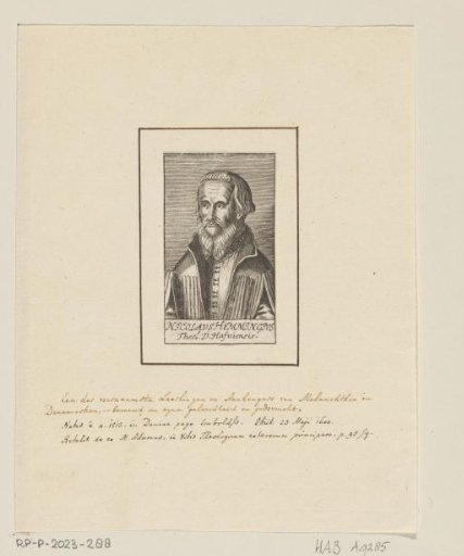 Portrait of Nicolaus Hemming