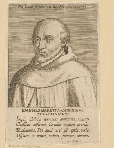 Portrait of Johannes Garet