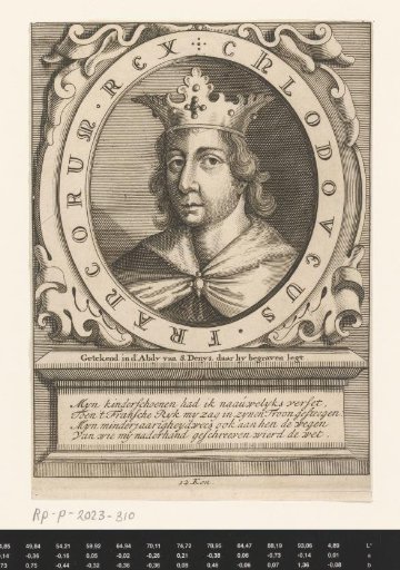 Portrait of Clovis II, King of Neustria and Burgundy