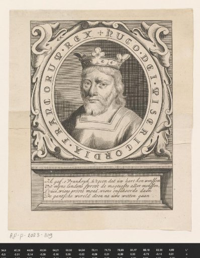 Portrait of Hugh Capet of France