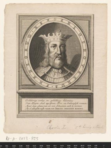 Portrait of Clovis I, King of the Franks