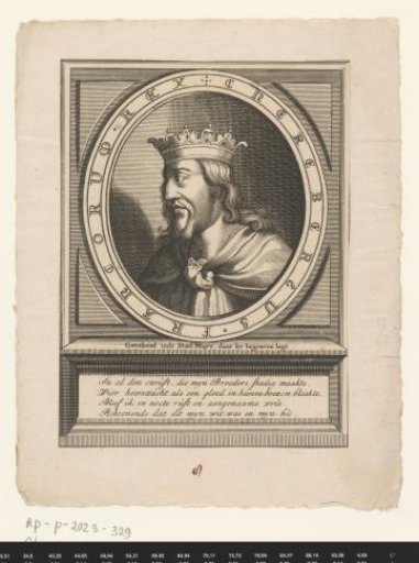 Portrait of Charibert I, King of the Franks