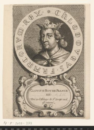 Portrait of Clovis II, King of Neustria and Burgundy