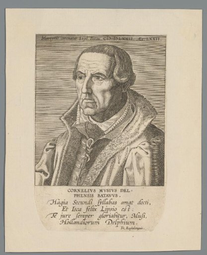 Portrait of Cornelis Musius