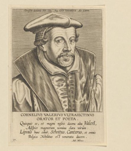 Portrait of Cornelius Valerius