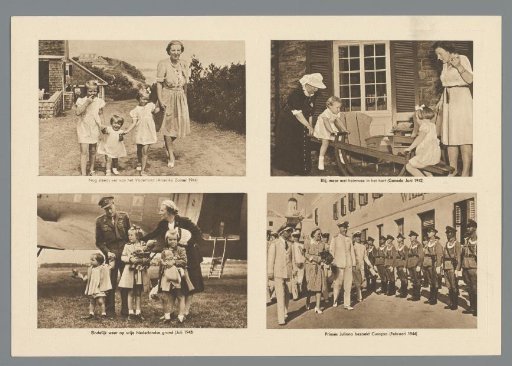 Four scenes from the life of Juliana during the occupation years
