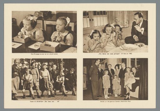 Four scenes with the children of Juliana