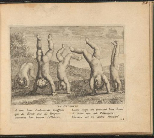 Heel-billing or Standing on the head