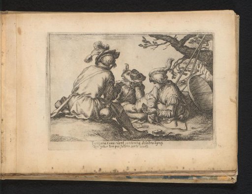 Soldiers playing cards
