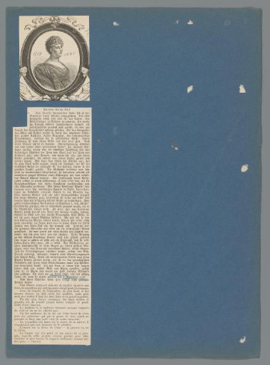Sheet with one portrait of Constance de Théis
