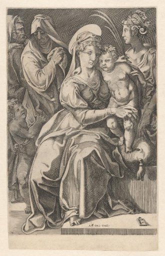 The Holy Family with Anna and Catherine of Alexandria