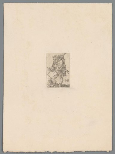 Peasant with a captured hare