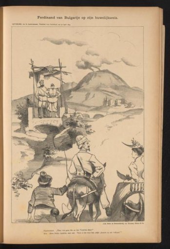 Ferdinand of Bulgaria on his honeymoon