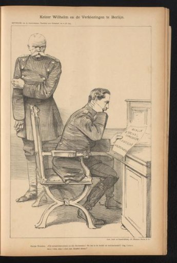 Emperor Wilhelm and the elections in Berlin