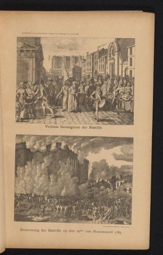 Storming of the Bastille, on the 14th of Hooimaand 1789