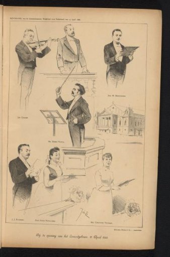 At the Opening of the Concertgebouw. 11 April 1888